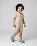 Kids Ankle-Strap Sandals, Rich Blue-S22-11546