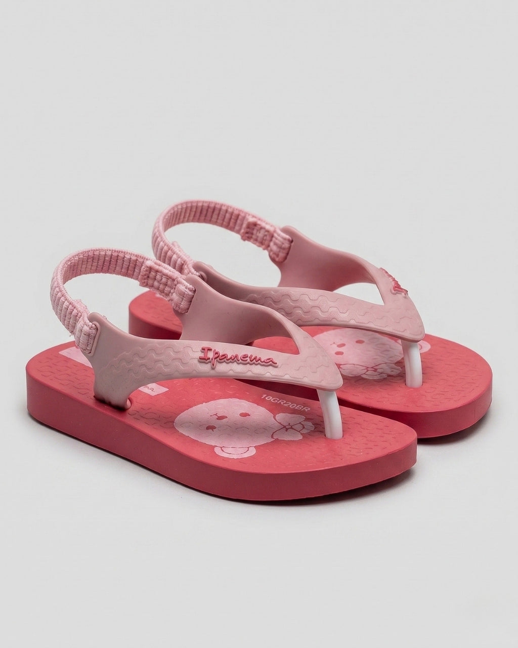 Kids Strap Slides, Premium Pink-S22-11546