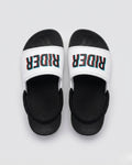 Kids Graphic Slides, White & Black-S22-11546