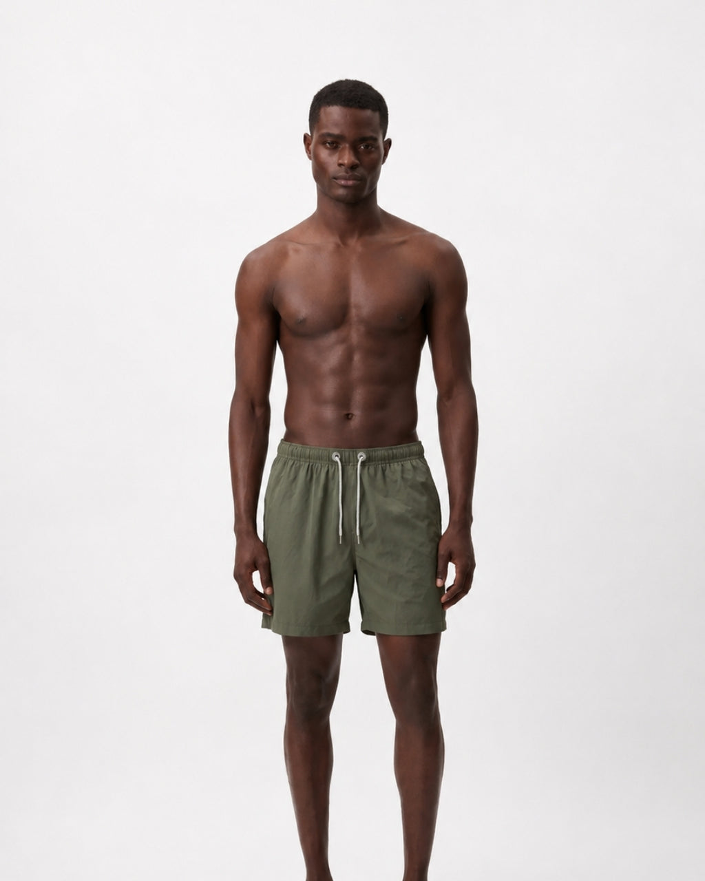 Mens Swim Trunks, Slate Olive, 30290