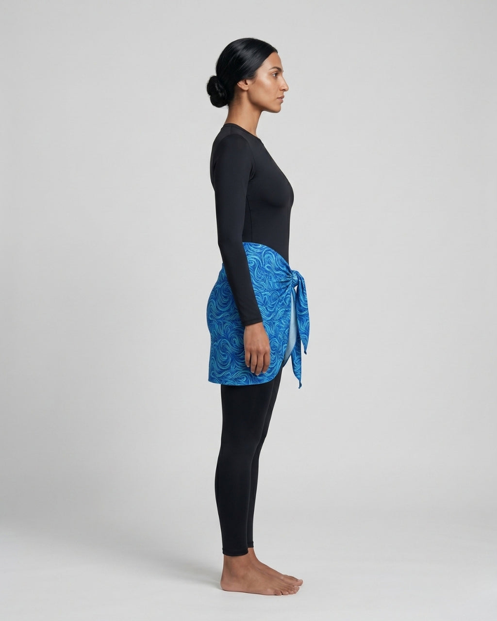 Long-Sleeve Wrap Set, Soft Swirl-S25-1030