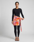 Wrap Skirt Swim Set, Premium Floral-S25-1030
