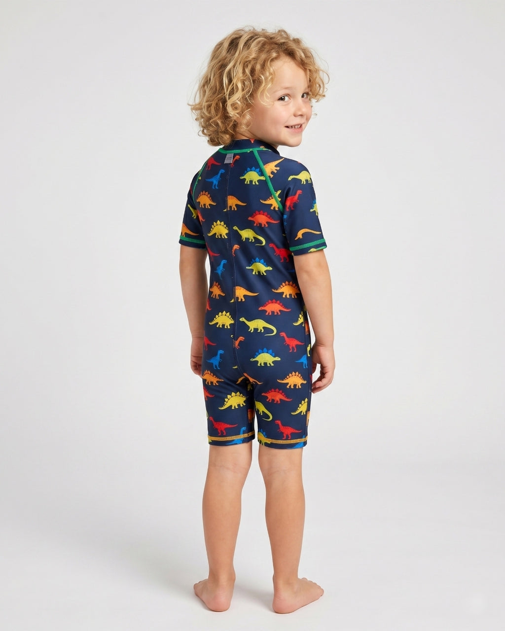 Kids Swim Set, Vibrant Dinosaur Motif, 275W