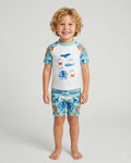 Kids Swim Set, Soft Oceanic Print, 275