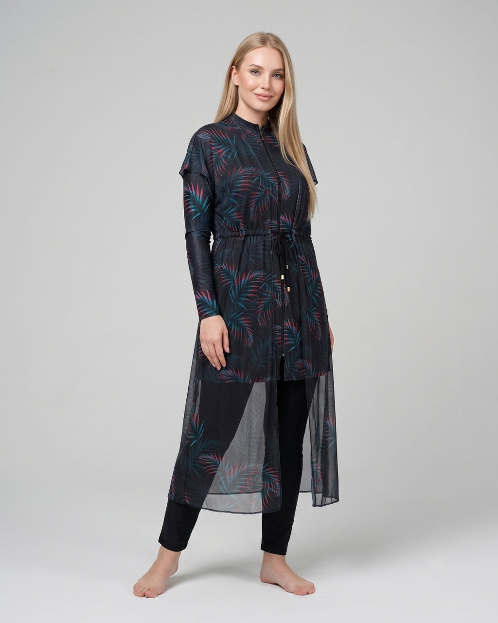 Layered Swim Set, Dark Botanical, 2728