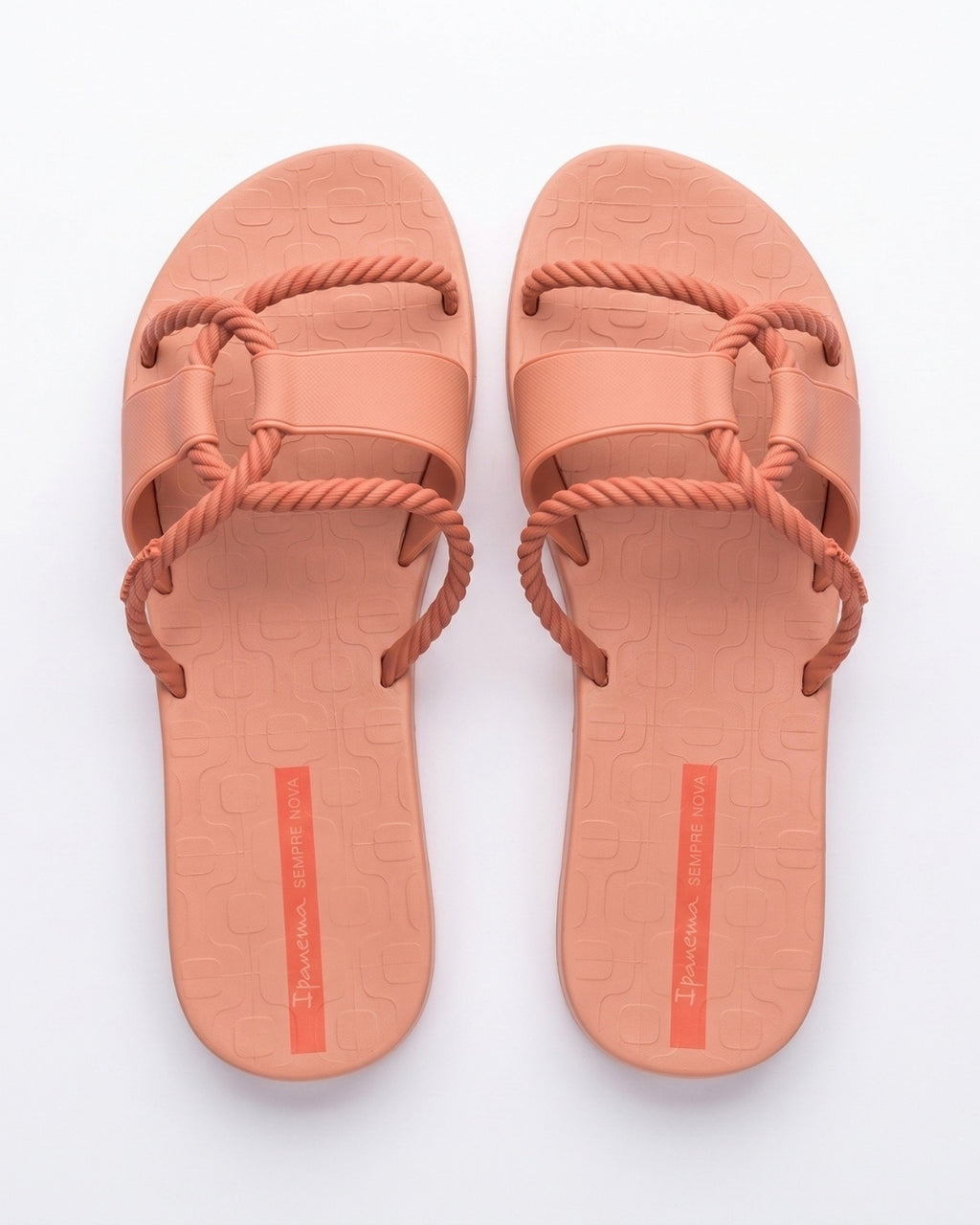 Premium Rope Sandals, Soft Coral-S26-27232
