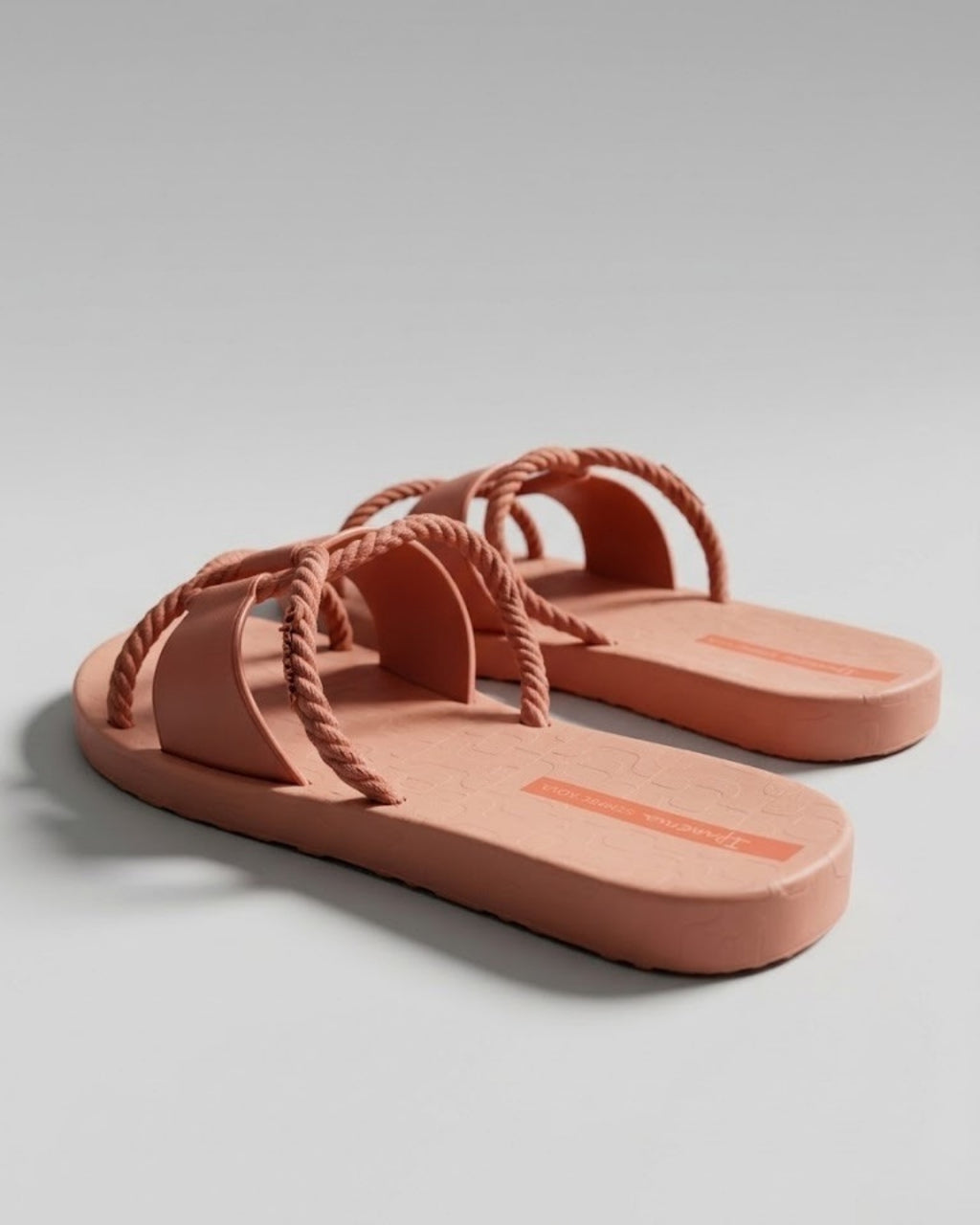 Premium Rope Sandals, Soft Coral-S26-27232