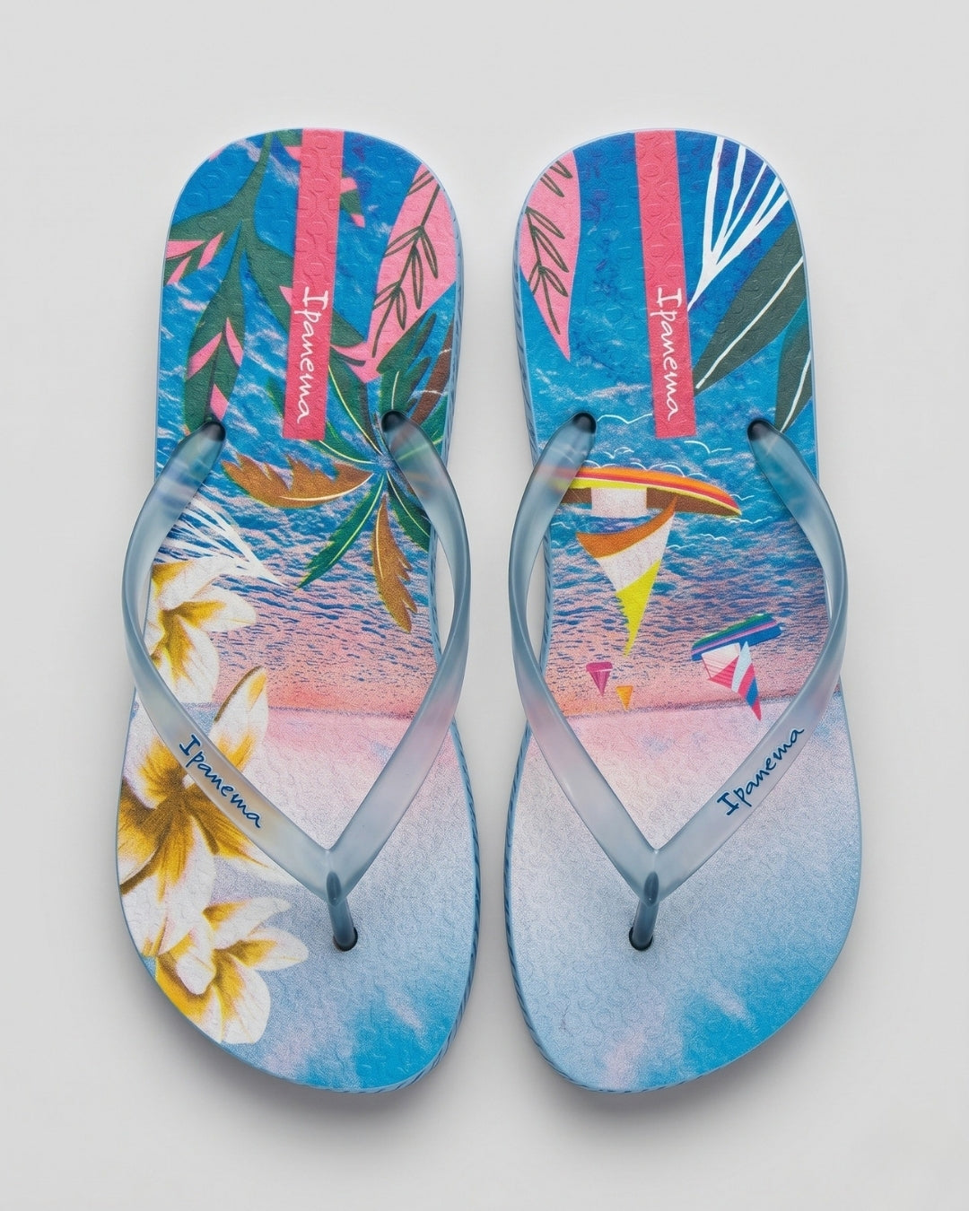 Scenic Flip-Flops, Soft Blue-S26-225483