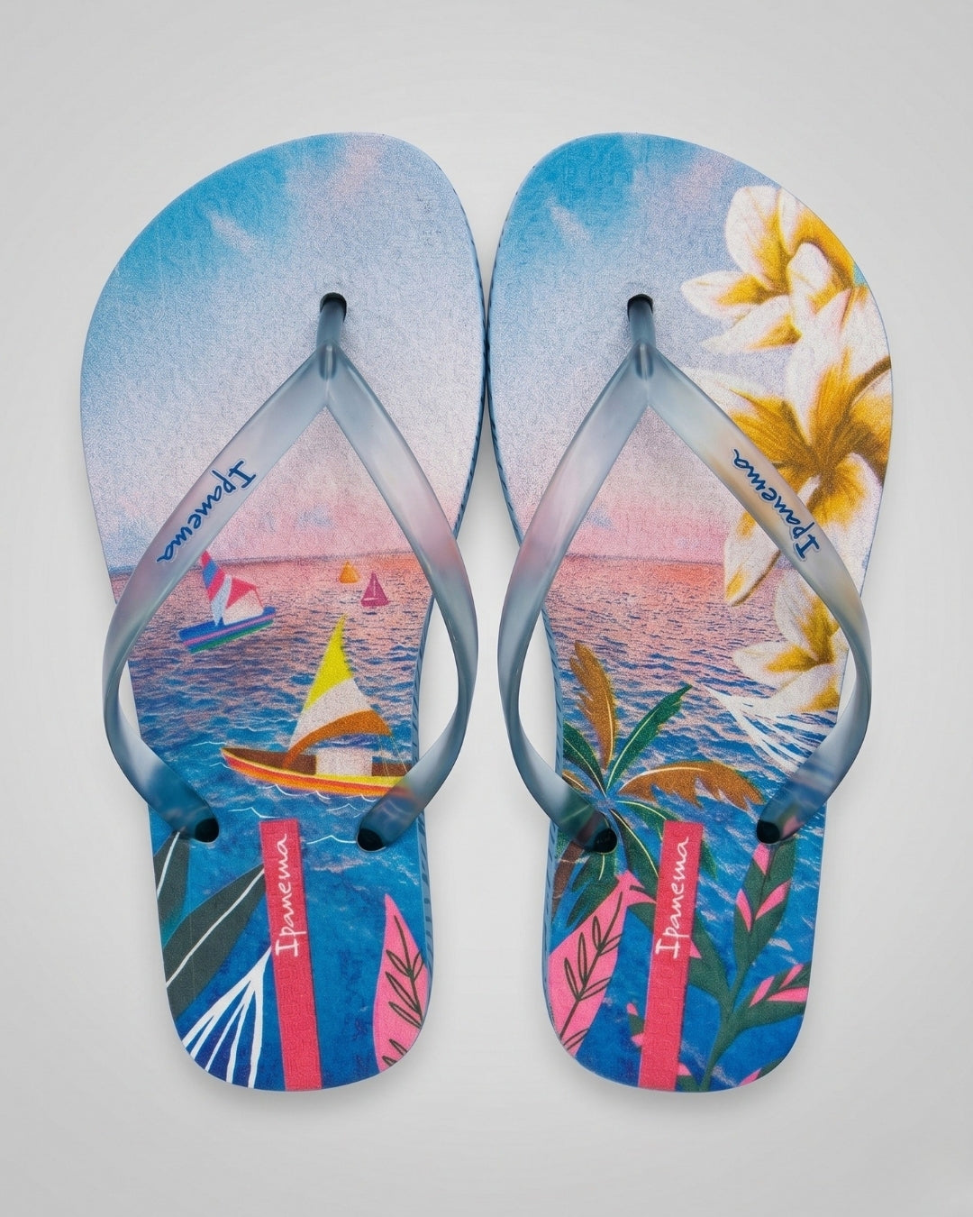 Scenic Flip-Flops, Soft Blue-S26-225483