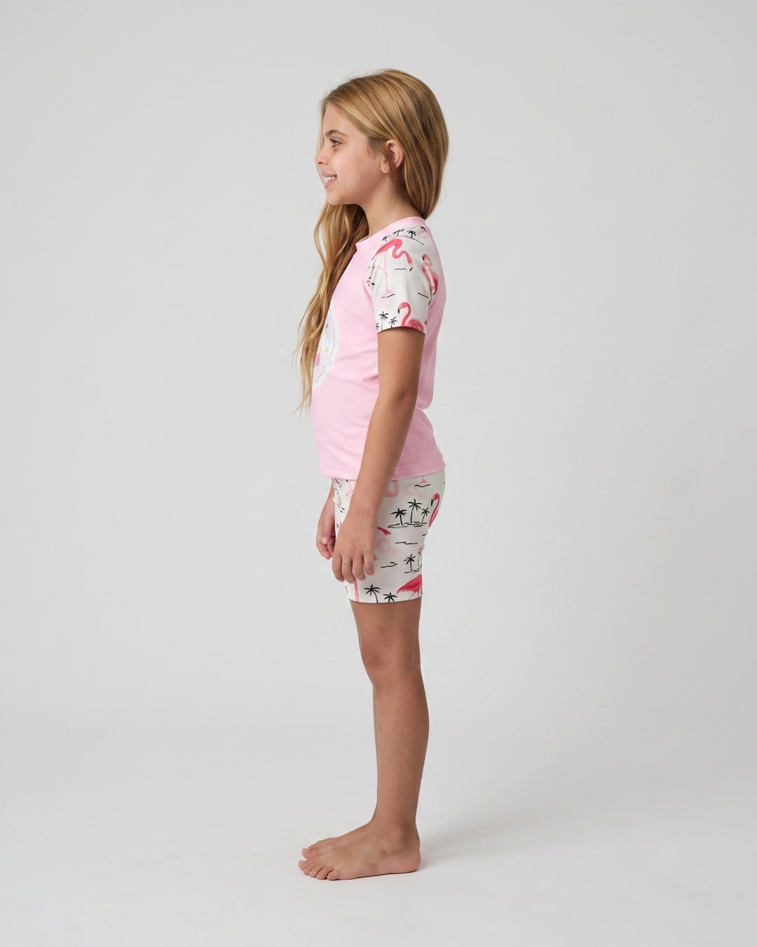 Kids Swim Set, Soft Pink Flamingo, 275