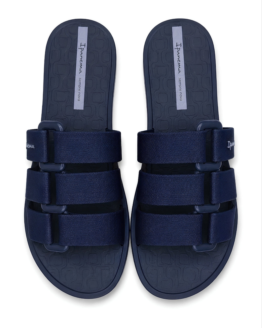Premium Strap Slides, Solid Navy, 26521-267