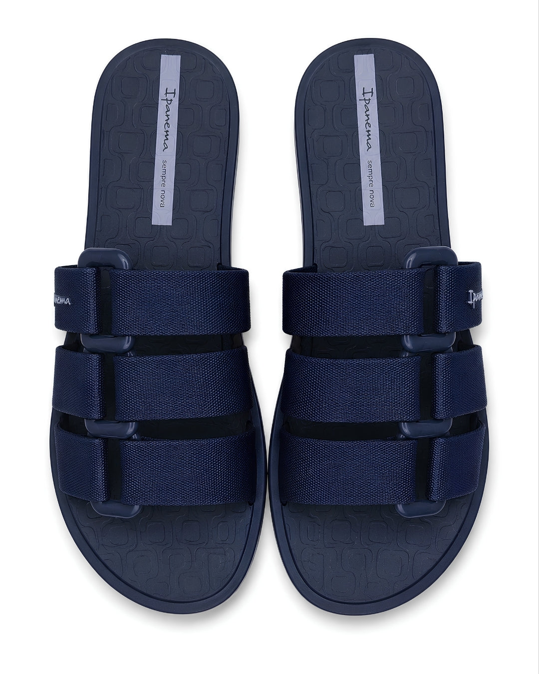 Premium Strap Slides, Solid Navy, 26521-267
