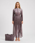 Modest Burqini Set with Matching Bag, Soft Marble Grey, B005-GRAY
