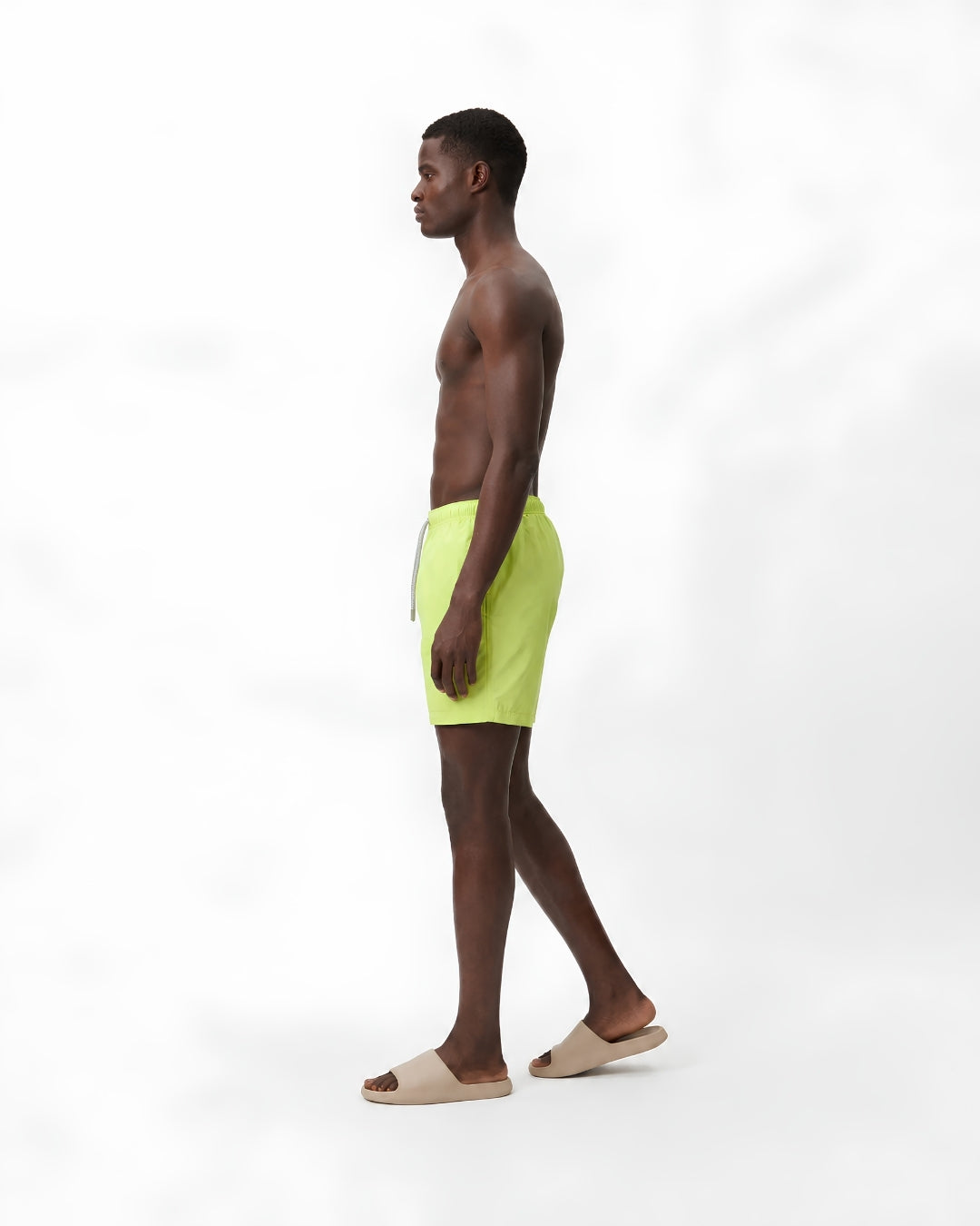 Mens Swim Trunks, Soft Lime, 30290